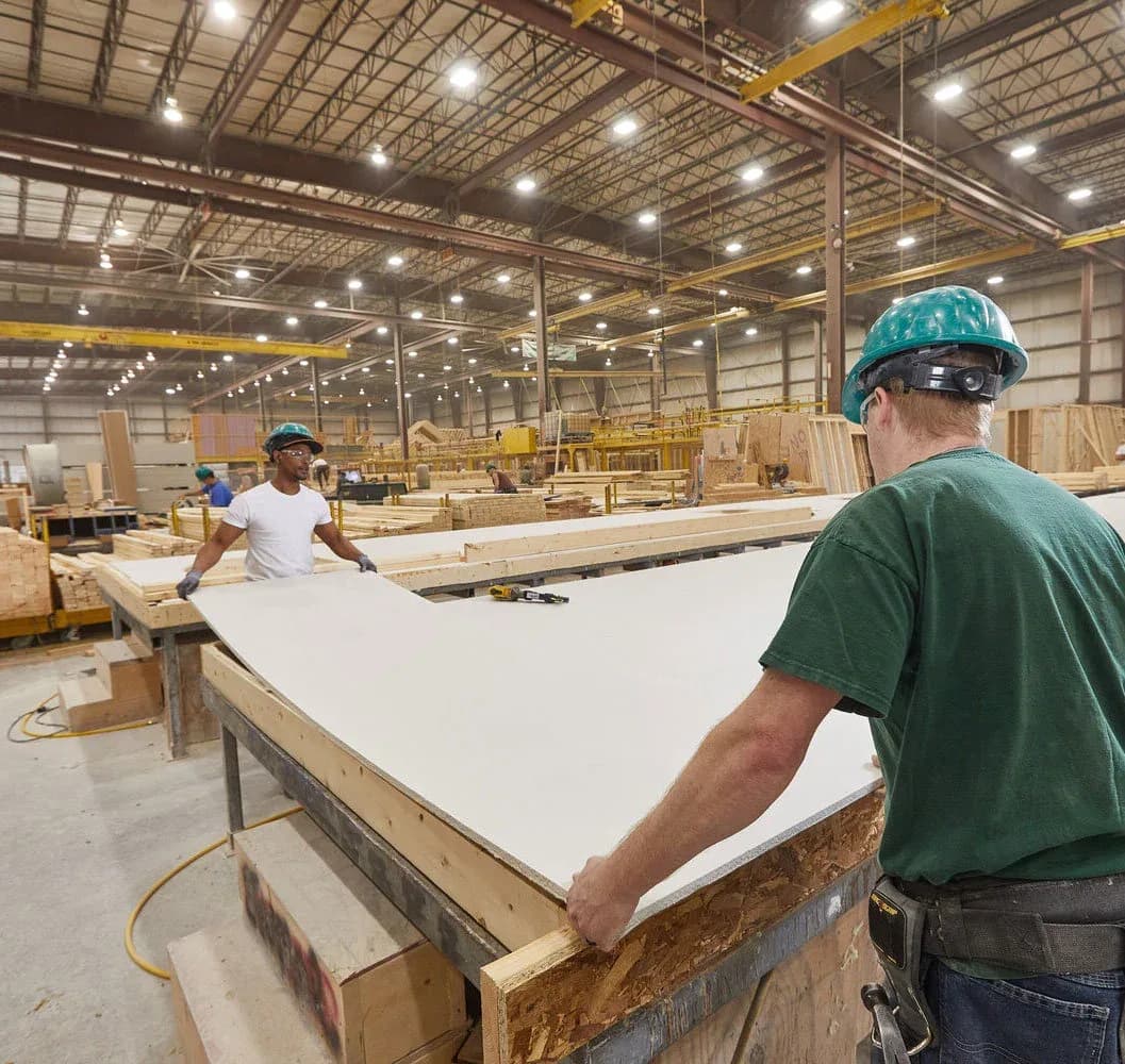 Signature Building Systems modular manufacturing plant in Moosic, Pennsylvania